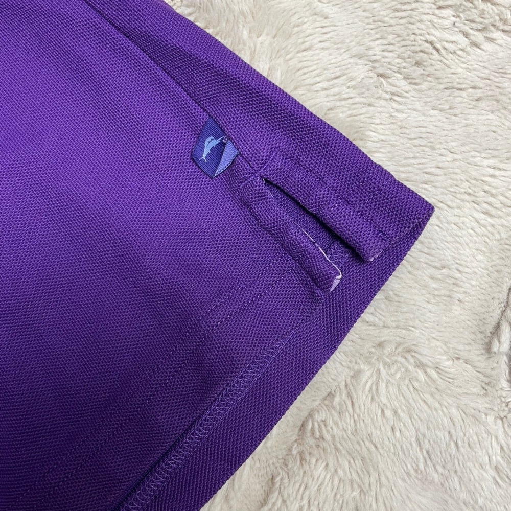 Tommy Bahama IslandZone Mens XXL Purple Pique Polo Shirt Short Sleeve Marlin - Picture 7 of 11